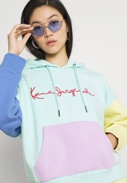 Bestes Angebot 🧨 Karl Kani ORIGINALS BLOCK HOODIE - Sweatshirt - Mint, Damen 😉 -Karl Kani Verkäufe d4136424620b4790a0d3cd0af7325cd5