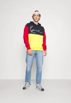 Billig 😉 Karl Kani SIGNATURE BLOCK TEDDY HOODIE UNISEX - Kapuzenpullover - Yellow 💯 -Karl Kani Verkäufe d450afa616a04a6987d576e570903069