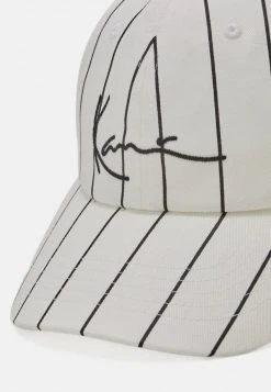 Brandneu 👏 Karl Kani SIGNATURE PINSTRIPE UNISEX - Cap - White ✨ -Karl Kani Verkäufe d7897a9f75844841a7dc5bc982e1c805