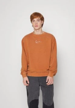 Großhandel ✔️ Karl Kani SMALL SIGNATURE CREW UNSIEX - Sweatjacke - Ocher, Unisex ✔️
