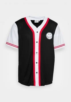 Brandneu ❤️ KARL KANI X SMILEY® OG SCRIBBLE ⚾ BASEBALL 👍 SHIRT - Hemd - Black, Herren ⭐ -Karl Kani Verkäufe d7bf08ba35264bc0ab4493404c2ff137