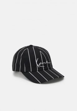 Bester Verkauf ✨ Karl Kani SIGNATURE PINSTRIPE UNISEX - Cap - Black 😉