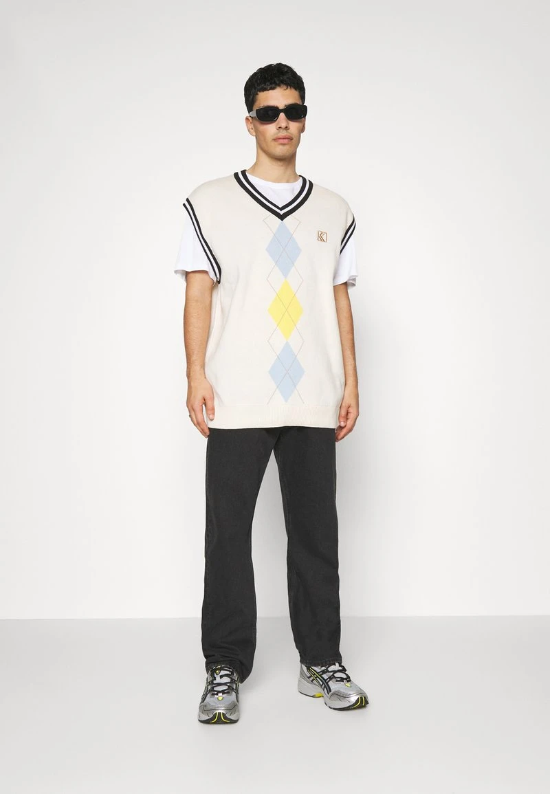 Bestes Angebot 🌟 Karl Kani VEST UNISEX - Strickpullover - Cream 😉 4 Bestes Angebot 🌟 Karl Kani VEST UNISEX - Strickpullover - Cream 😉 – Bild 2