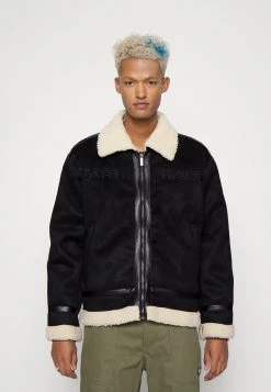 Schlussverkauf 🎉 Karl Kani RETRO JACKET - Übergangsjacke - Black, Herren ❤️