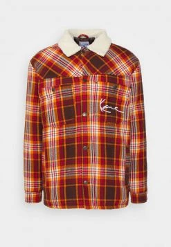 Rabatt 😍 Karl Kani CHEST SIGNATURE UNISEX - Hemd - Dark Red 👍 -Karl Kani Verkäufe d8b392a13d3a47dfbb5630bfaa8c032f