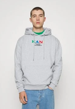 Aktion 🤩 Karl Kani UNISEX RETRO HOODIE - Kapuzenpullover - Ash Grey ⌛