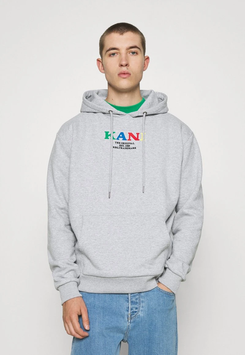 Aktion 🤩 Karl Kani UNISEX RETRO HOODIE - Kapuzenpullover - Ash Grey ⌛ 3 Aktion 🤩 Karl Kani UNISEX RETRO HOODIE - Kapuzenpullover - Ash Grey ⌛