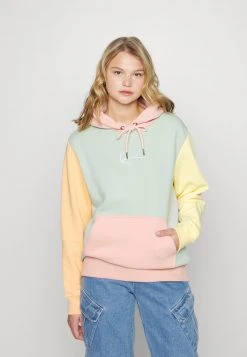 Auslauf ⌛ Karl Kani SMALL SIGNATURE BLOCK HOODIE - Sweatshirt - Dusty Green, Damen 🔥