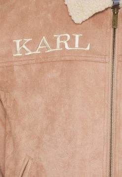 Besorgen 🔔 Karl Kani RETRO JACKET UNISEX - Kunstlederjacke - Dark Sand ❤️ -Karl Kani Verkäufe dd166c7e88744042890e051bd306ab7b