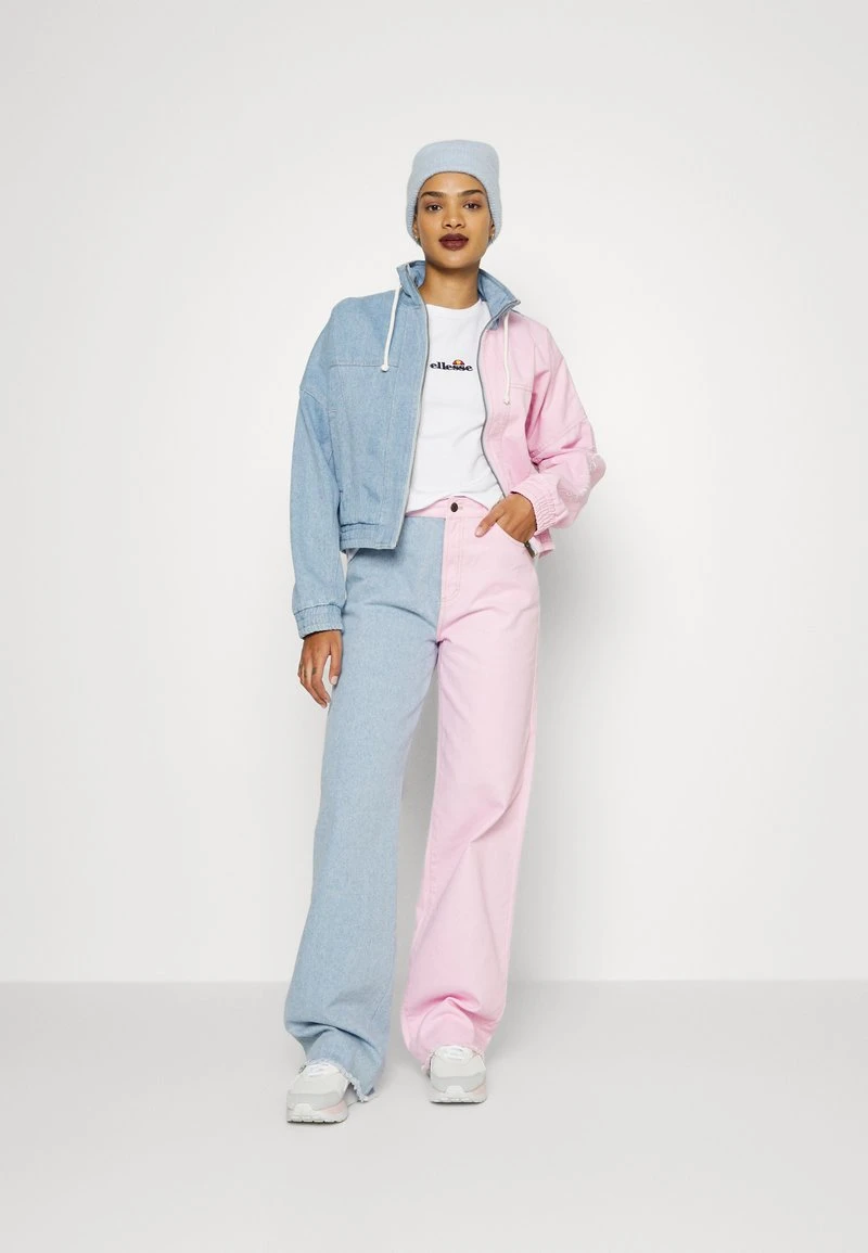 Coupon ❤️ Karl Kani BLOCK WIDE LEG PANTS - 🔥 Jeans Relaxed Fit - Rose/blue, Damen 😀 7 Coupon ❤️ Karl Kani BLOCK WIDE LEG PANTS - 🔥 Jeans Relaxed Fit - Rose/blue, Damen 😀 – Bild 5