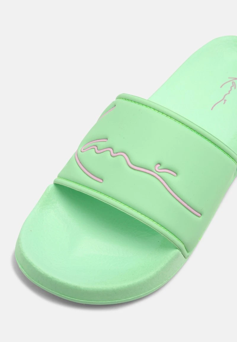 Brandneu 👍 Karl Kani SIGNATURE POOL SLIDE - Pantolette Flach - Green, Damen 🔥 10 Brandneu 👍 Karl Kani SIGNATURE POOL SLIDE - Pantolette Flach - Green, Damen 🔥 – Bild 8