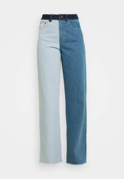 Besorgen ⭐ Karl Kani BLOCK WIDE LEG PANTS - Jeans Straight Leg - Blue, Damen 👏 -Karl Kani Verkäufe de82f2b7d41240debad476f15ea1ae44