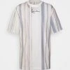 Am billigsten ⌛ Karl Kani SMALL SIGNATURE TEE UNISEX - T-Shirt Print - Cream ✔️