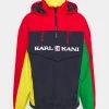 Coupon ⌛ Karl Kani RETRO BLOCK - Windbreaker - Red, Herren ⌛