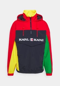 Coupon ⌛ Karl Kani RETRO BLOCK - Windbreaker - Red, Herren ⌛