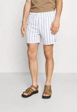 Coupon 🧨 Karl Kani ORIGINALS PINSTRIPE - Shorts - White, Herren 😍