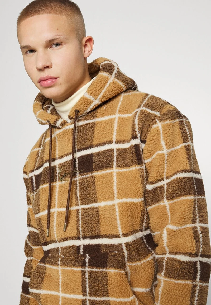 Blitzangebot ⭐ Karl Kani SIGNATURE TEDDY CHECK HOODIE UNISEX - Kapuzenpullover - Brown 🛒 6 Blitzangebot ⭐ Karl Kani SIGNATURE TEDDY CHECK HOODIE UNISEX - Kapuzenpullover - Brown 🛒 – Bild 4