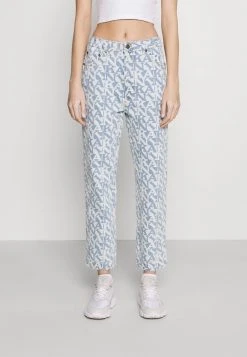 Am billigsten 🎁 Karl Kani Jeans Straight Leg - Light Blue, Damen 🎁