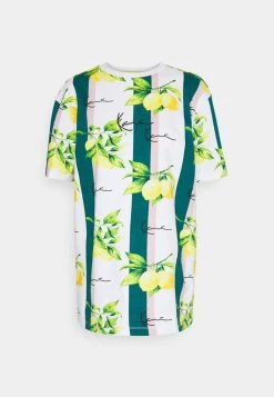 Coupon ⌛ Karl Kani SMALL SIGNATURE TEE - T-Shirt Basic - White, Damen 🔔 -Karl Kani Verkäufe e770152f6d0841358365a5880c1f0c78