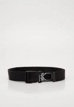 Brandneu ⌛ Karl Kani COLLEGE CLICK BELT - Gürtel - Black, Unisex 🛒