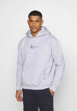 Besorgen 🛒 Karl Kani SMALL SIGNATURE HOODY UNISEX - Sweatshirt - Ash Grey ✔️