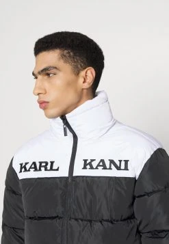 Rabatt 😉 Karl Kani RETRO REVERSIBLE BLOCK PUFFER JACKET UNISEX - Übergangsjacke - Black ✨ -Karl Kani Verkäufe ea1979081028427692c6880d479264a7