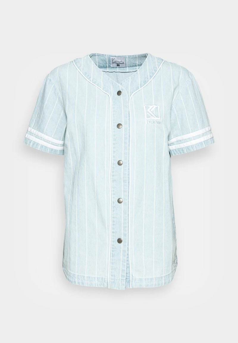 Top 10 👍 Karl Kani ⚾ BASEBALL SHIRT - Hemdbluse - Blue, Damen 🎁 6 Top 10 👍 Karl Kani ⚾ BASEBALL SHIRT - Hemdbluse - Blue, Damen 🎁 – Bild 4