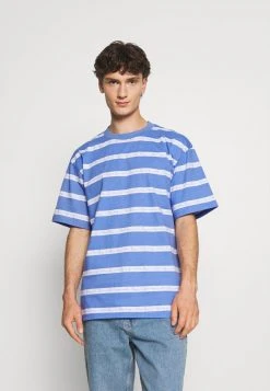 Budget 😀 Karl Kani ORIGINALS STRIPE TEE UNISEX - T-Shirt Print - Blue 🧨