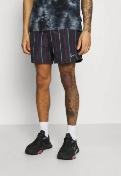 Großhandel 🤩 Karl Kani SMALL SIGNATURE PINSTRIPE - Shorts - Black, Herren 👍
