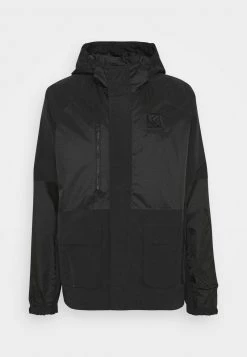 Besorgen ⌛ Karl Kani SIGNATURE UTILITY JACKET UNISEX - Leichte Jacke - Black 🤩