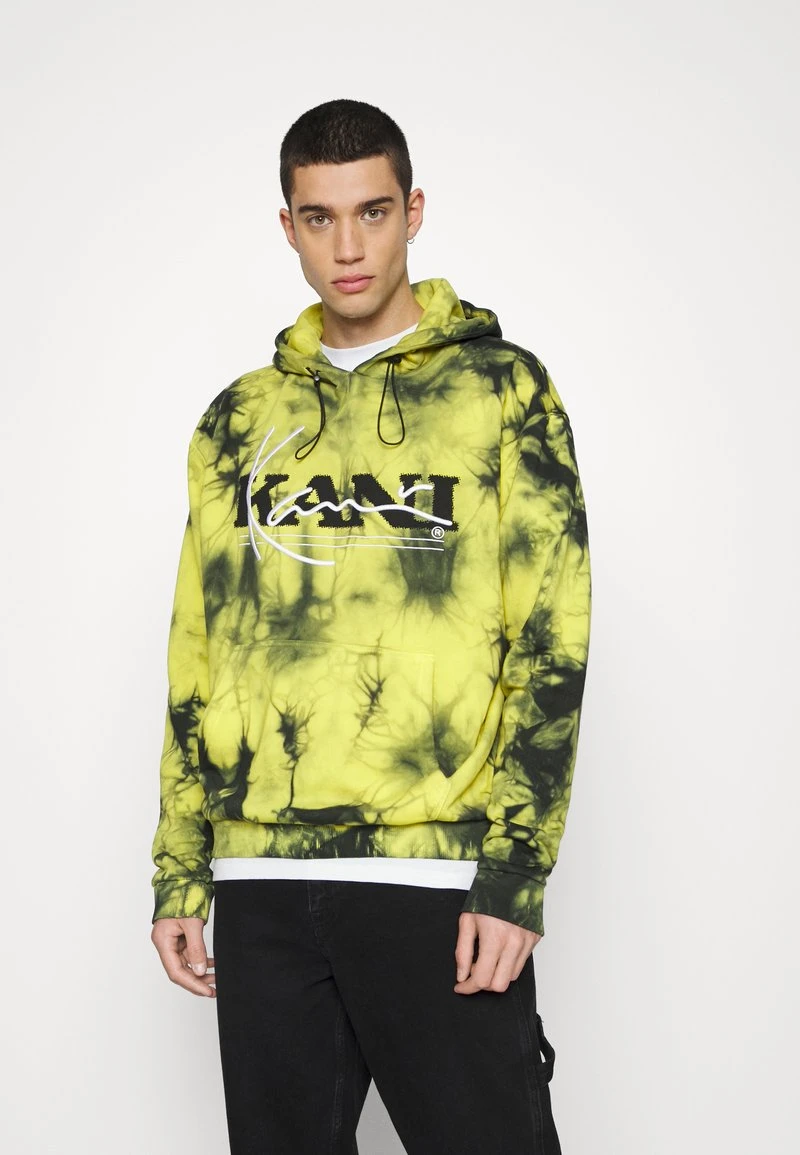 Rabatt ❤️ Karl Kani RETRO TIE DYE HOODIE UNISEX - Sweatshirt - Yellow 😉 3 Rabatt ❤️ Karl Kani RETRO TIE DYE HOODIE UNISEX - Sweatshirt - Yellow 😉