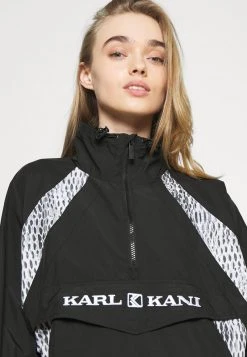 Bester Verkauf 👍 Karl Kani RETRO BLOCK - Windbreaker - Black, Damen 💯 -Karl Kani Verkäufe f261d77c183940cbacb37e8023c895a8