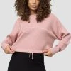 Aktion 🧨 Karl Kani SIGNATURE CROP - Strickpullover - Rose, Damen ⌛
