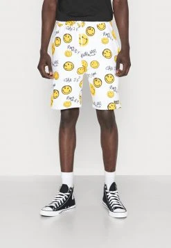 Rabatt 🎉 KARL KANI X SMILEY® SMALL SIGNATURE UNISEX - Shorts - White 😉