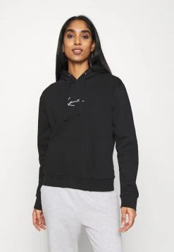 Auslauf 🛒 Karl Kani SMALL SIGNATURE HOODIE - Sweatshirt - Black, Damen ✔️
