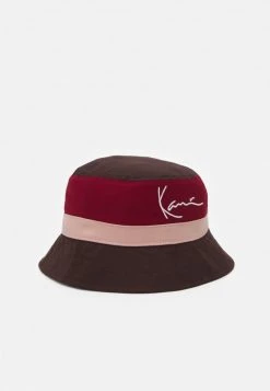 Top 10 ⌛ Karl Kani SIGNATURE BLOCK BUCKET HAT UNISEX - Hut - Rose ⭐