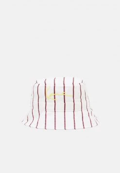 Angebote ❤️ Karl Kani SIGNATURE PINSTRIPE BUCKET HAT UNISEX - Hut - White 🎁