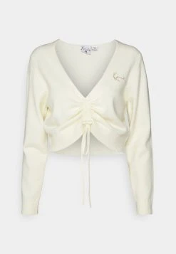 Budget 🔥 Karl Kani CHEST SIGNATURE GATHERED CREW - Strickpullover - Off White, Damen 🎉 -Karl Kani Verkäufe fdbc56864024406fbb2af73fdfc482c6