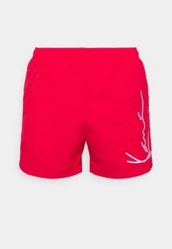 Auslauf ⭐ Karl Kani SIGNATURE BOARD - Badeshorts - Red, Herren 🛒